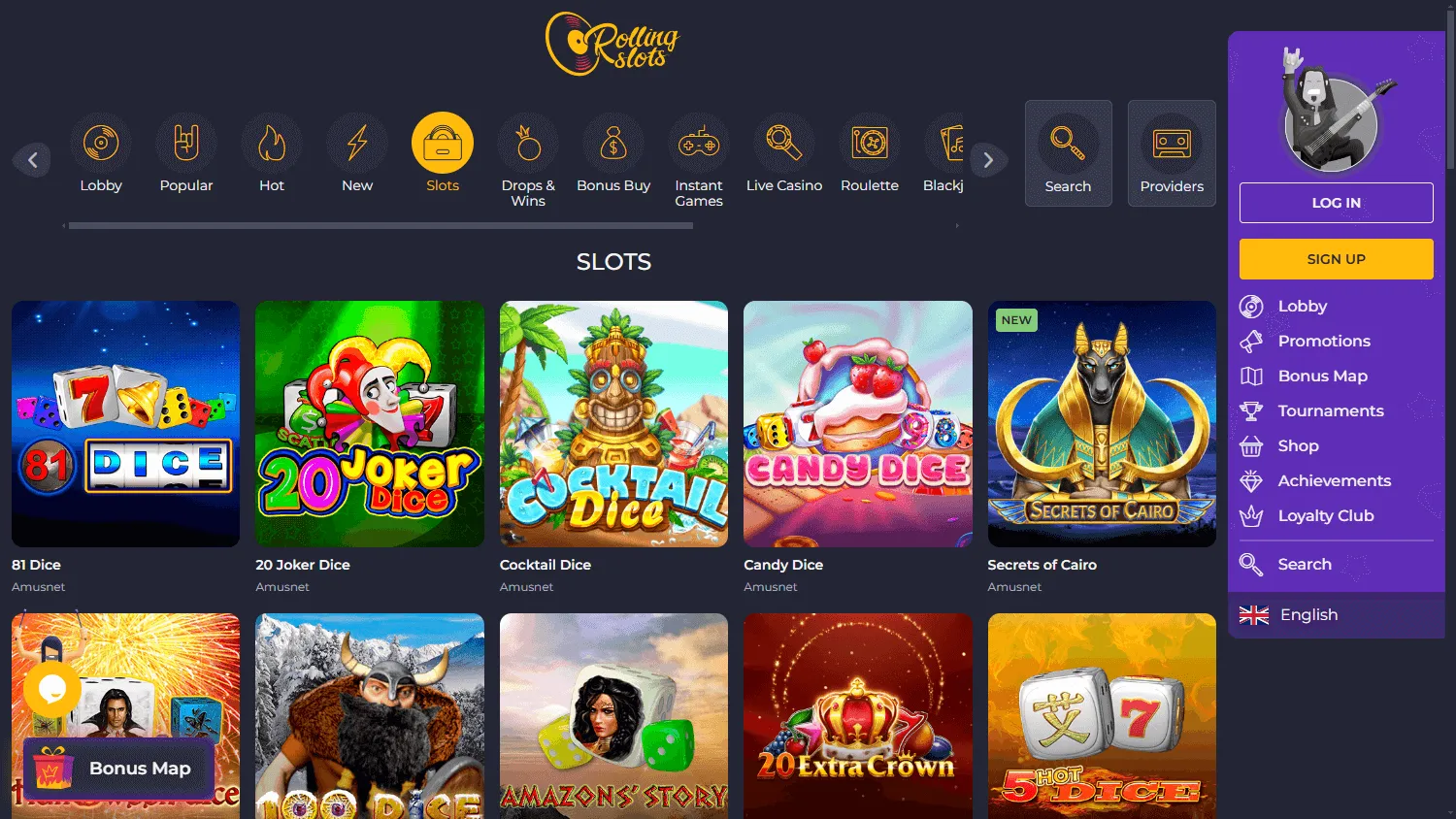 RollingSlots: casino fuera de España con retiro rápido vía e-wallet